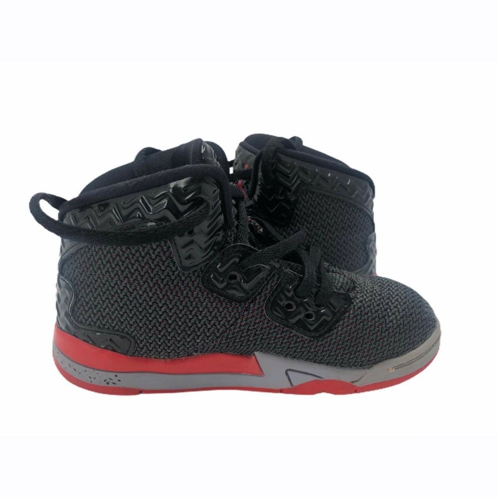 Nike Air Jordan Black & Red Gray Kids Sneakers